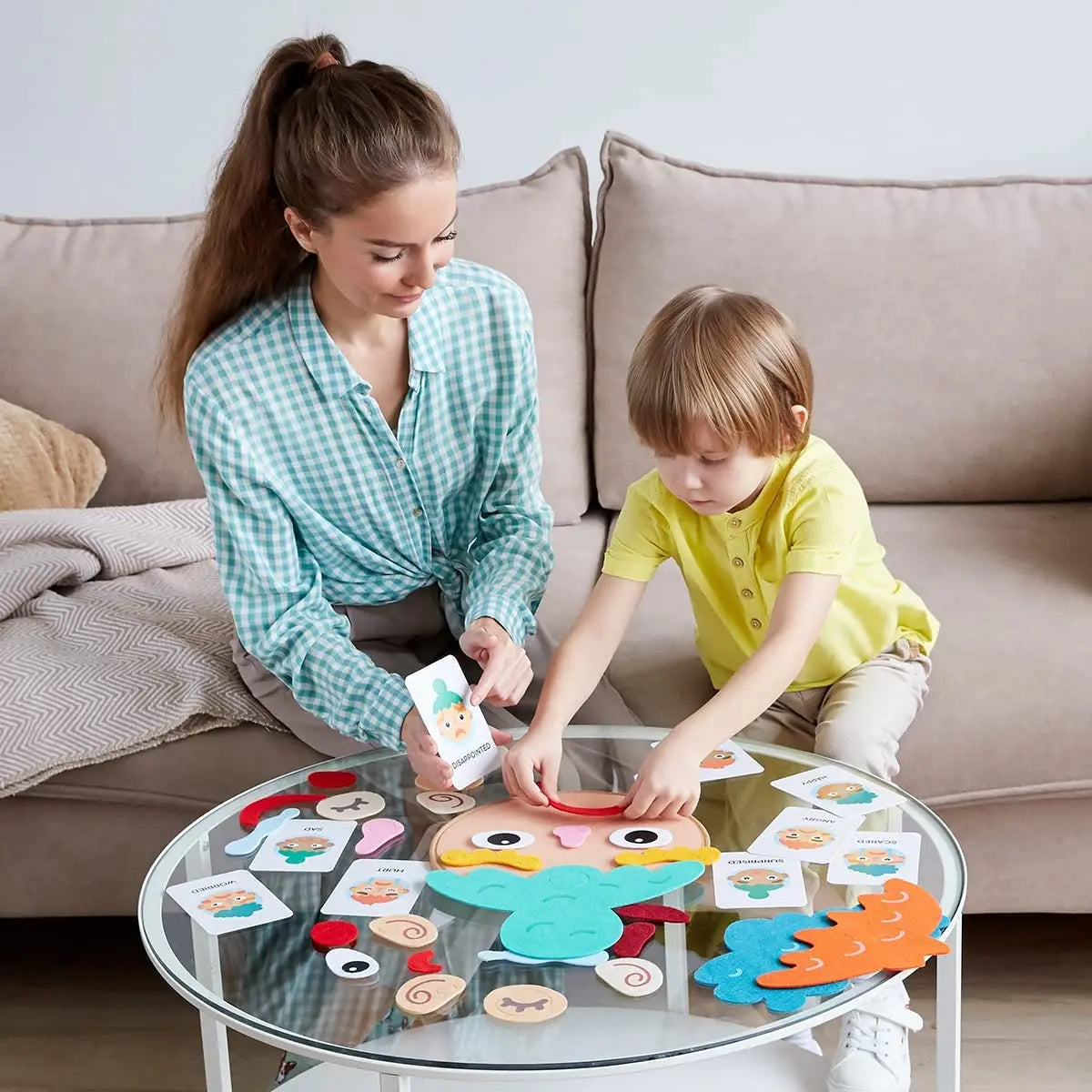 Jeu d'expression faciale Montessori