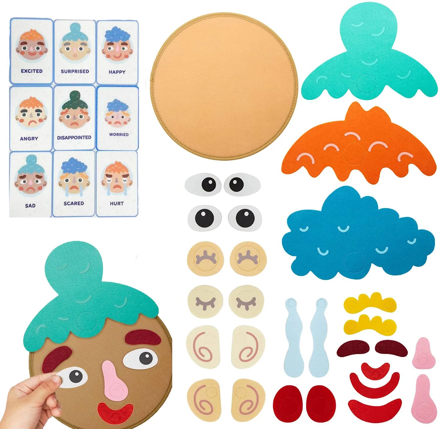 Jeu d'expression faciale Montessori