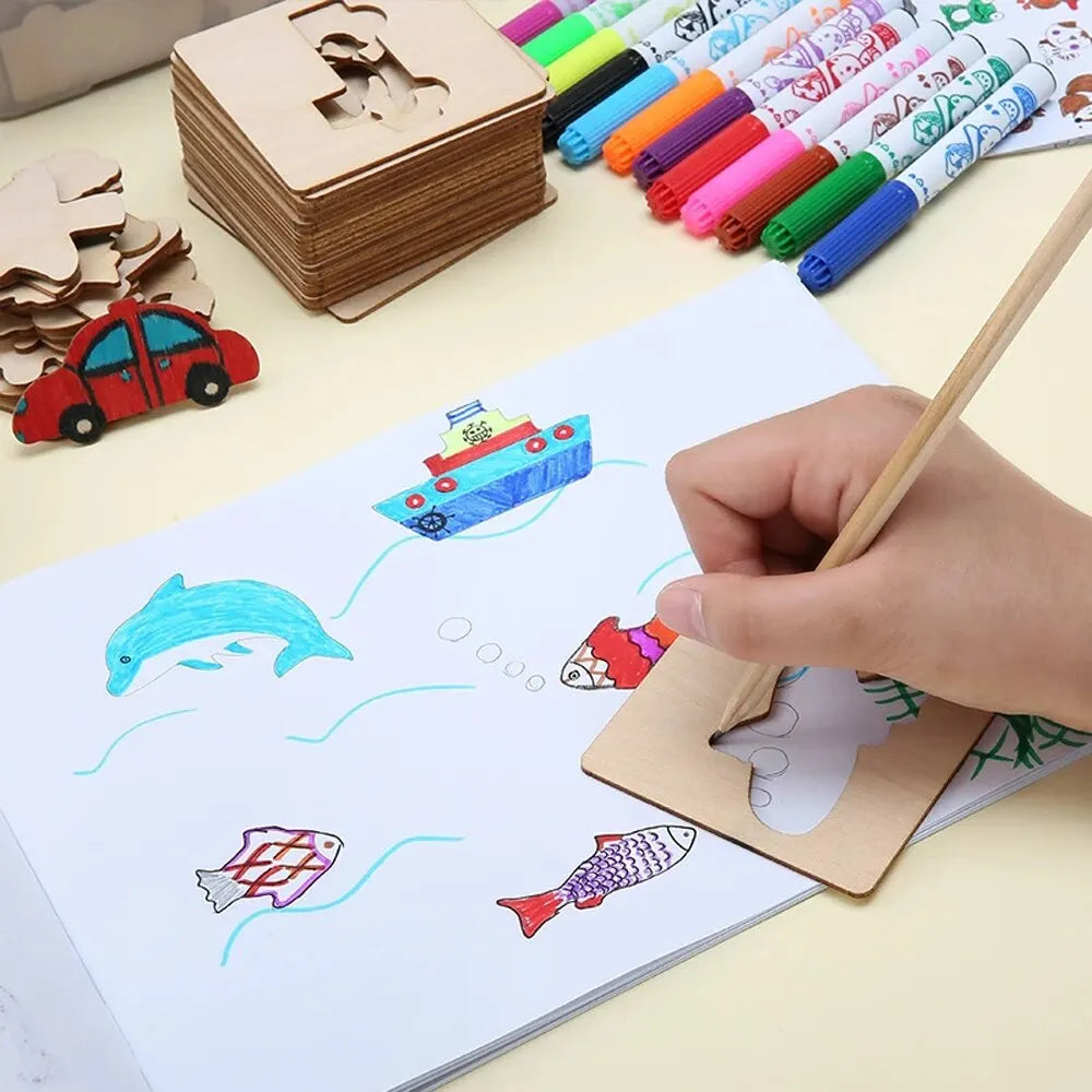 Jouets de dessin Montessori pour enfants